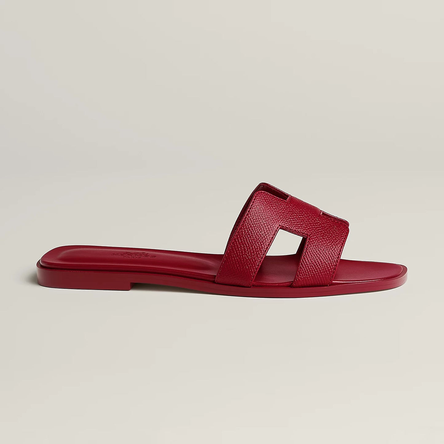 Hermès - Sandales Oran Rose Framboise