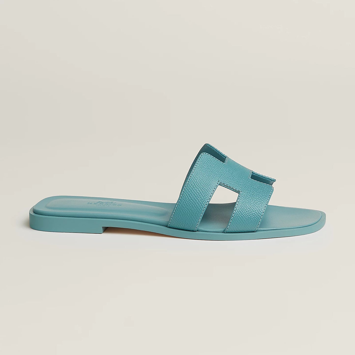 Hermès - Sandales Oran Bleu Minéral