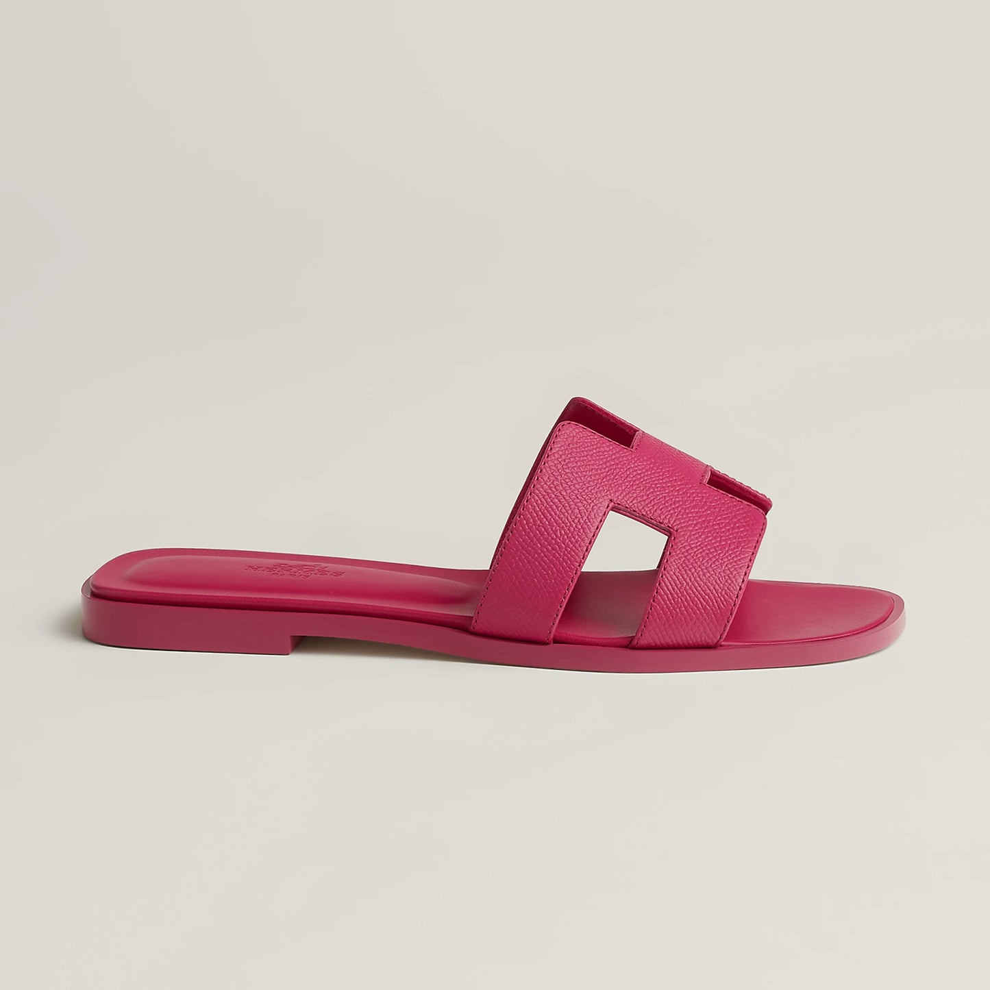 Hermès - Sandales Oran Rose Bougainvillier
