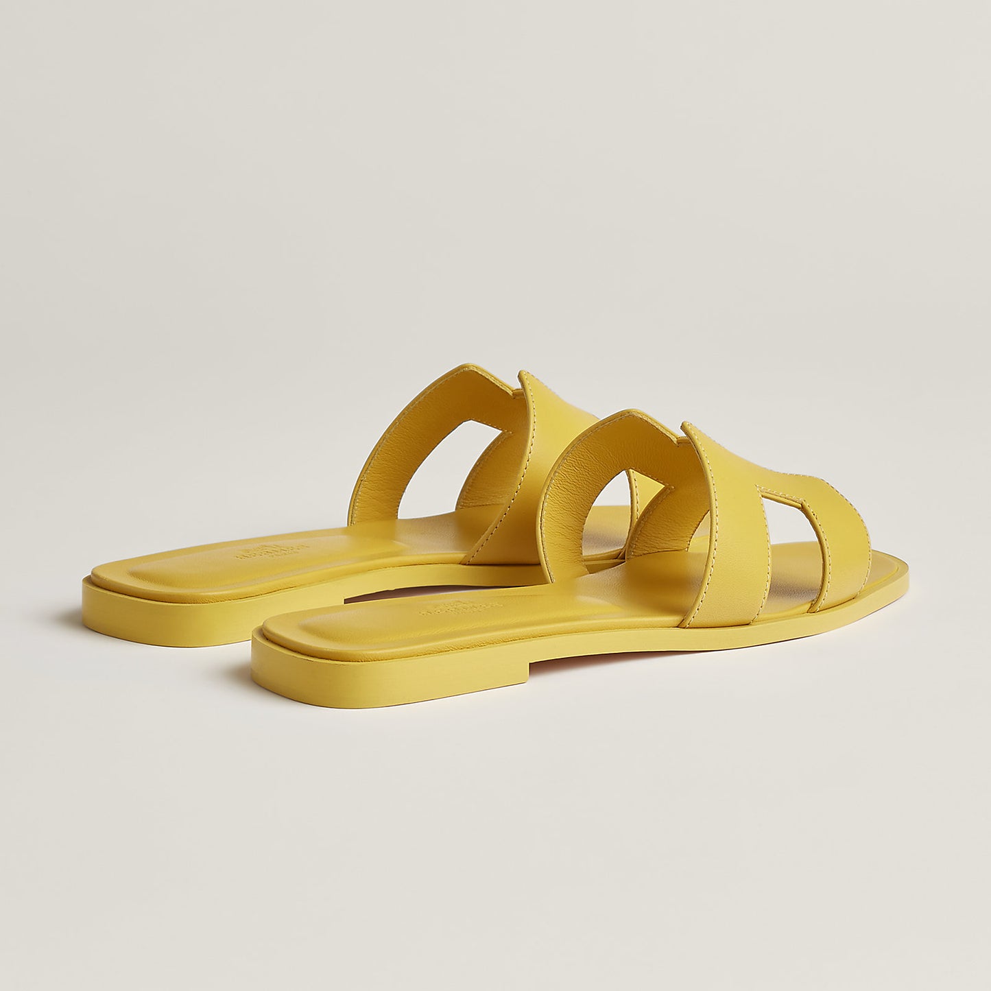 Hermès - Sandales Oran Jaune Impérial