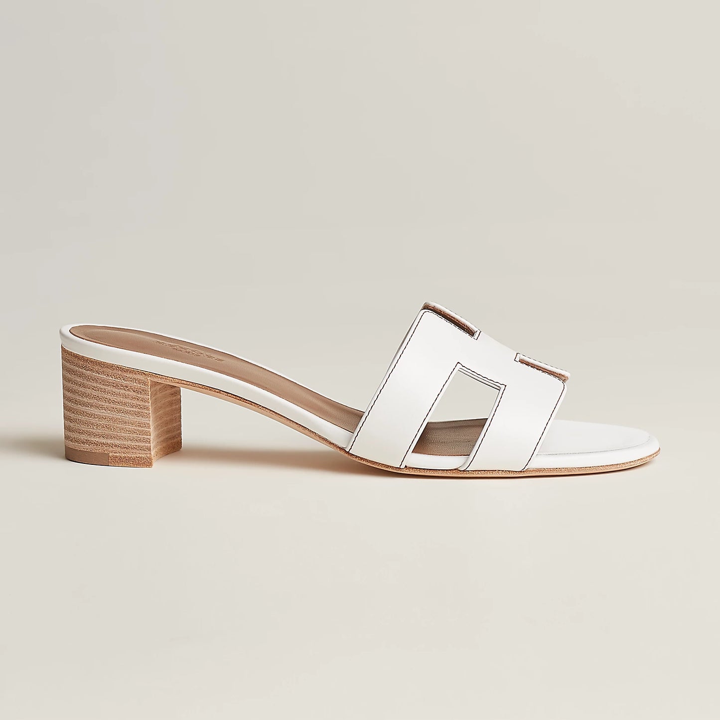 Hermès - Sandales Oasis Blanc