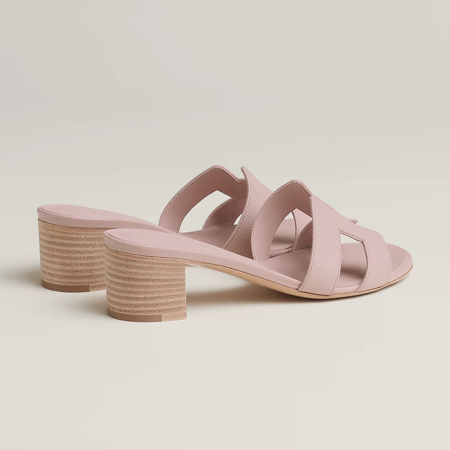 Hermès - Sandales Oasis Rose Porcelaine