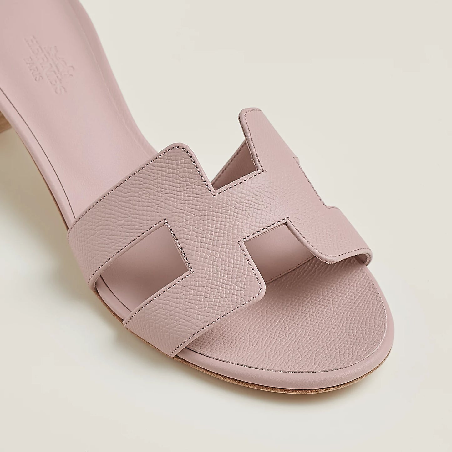 Hermès - Sandales Oasis Rose Porcelaine
