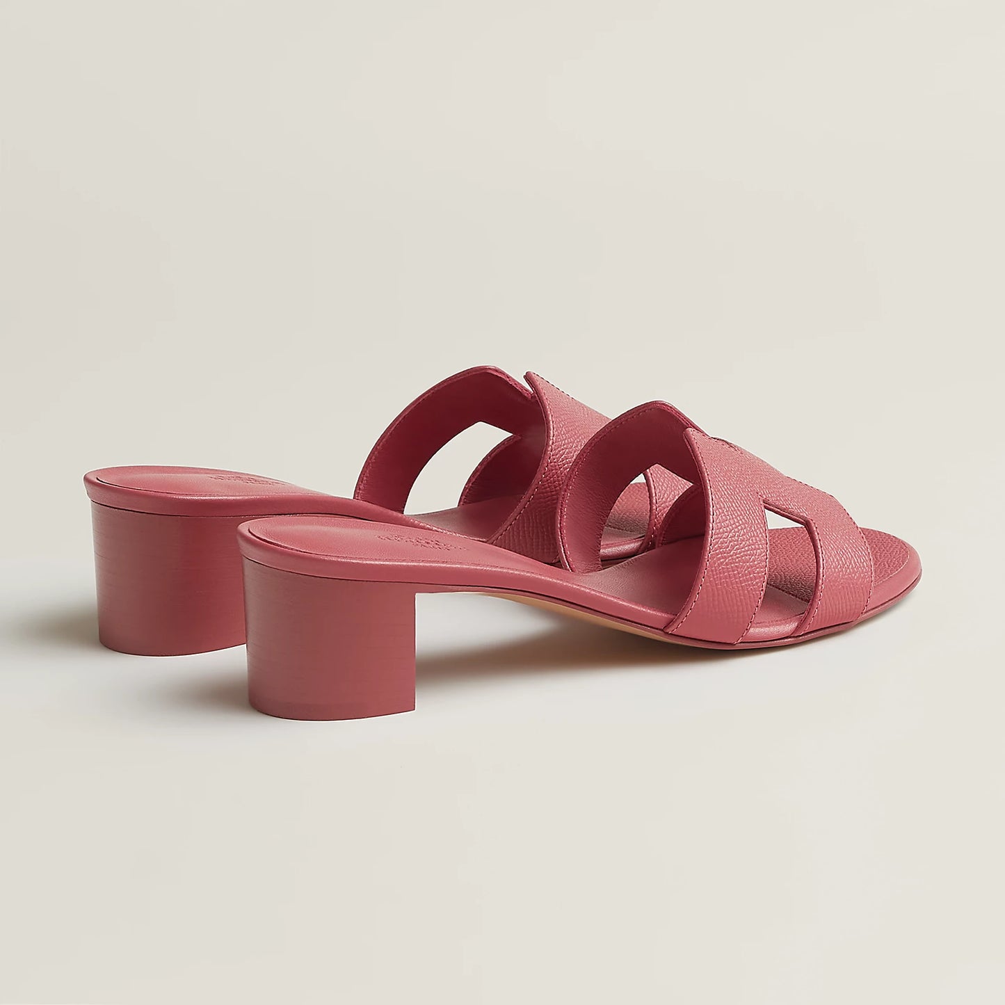 Hermès - Sandales Oasis Rose De Venise