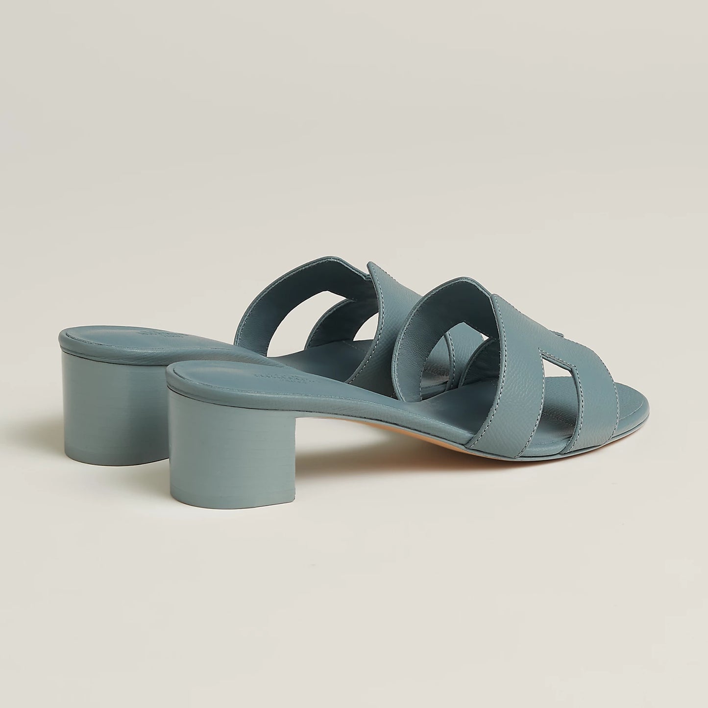 Hermès - Sandales Oasis Gris Antarctique