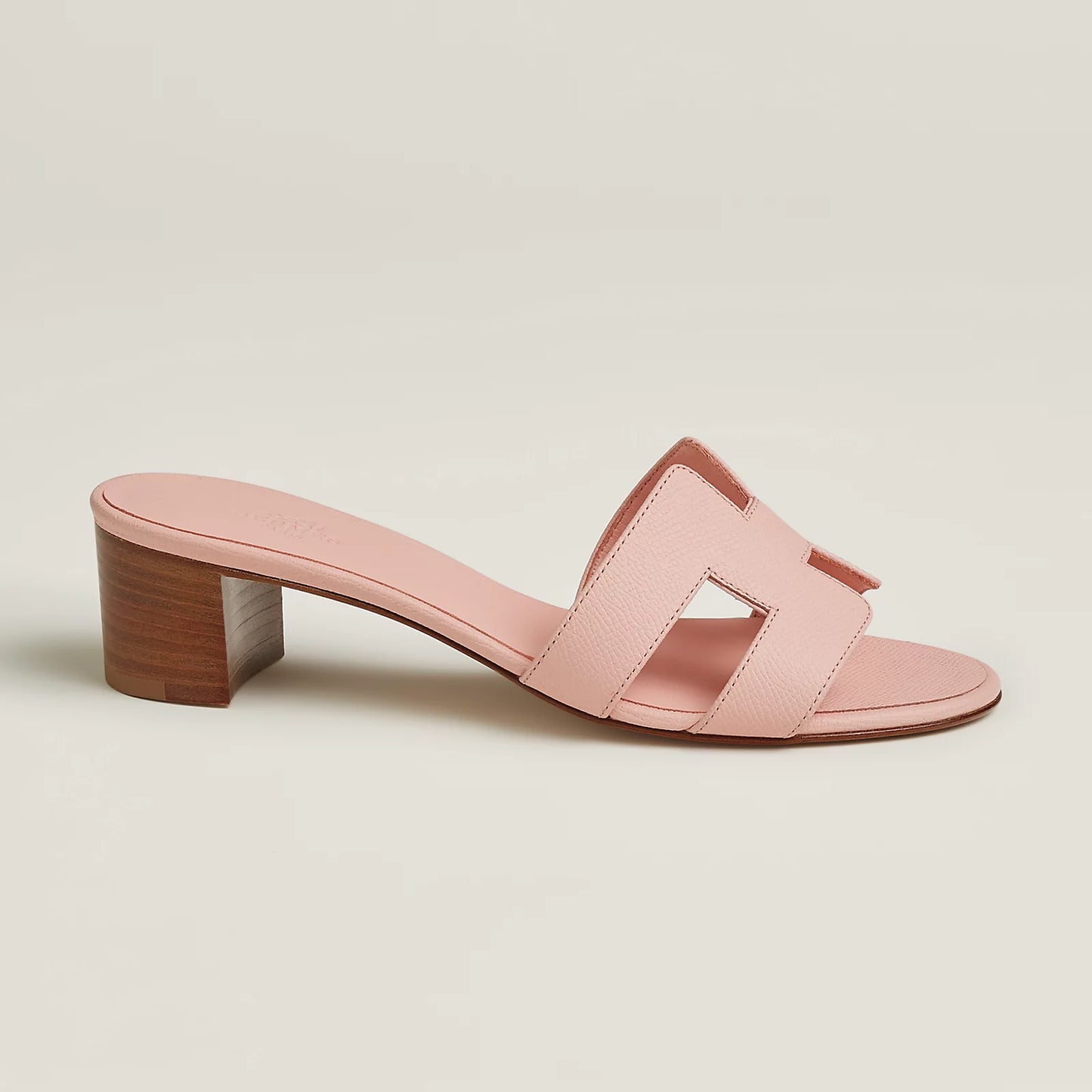 Hermès - Sandales Oasis Rose Pâle