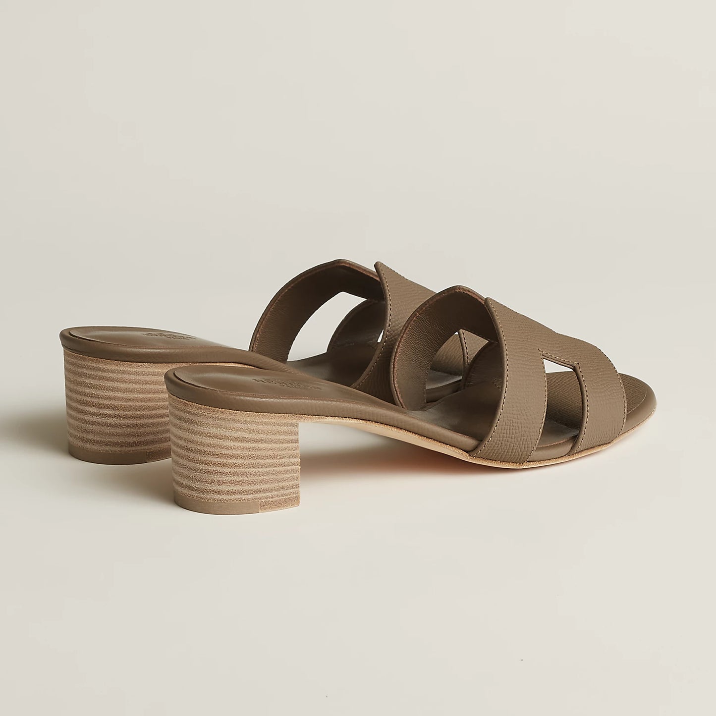 Hermès - Sandales Oasis Étoupe