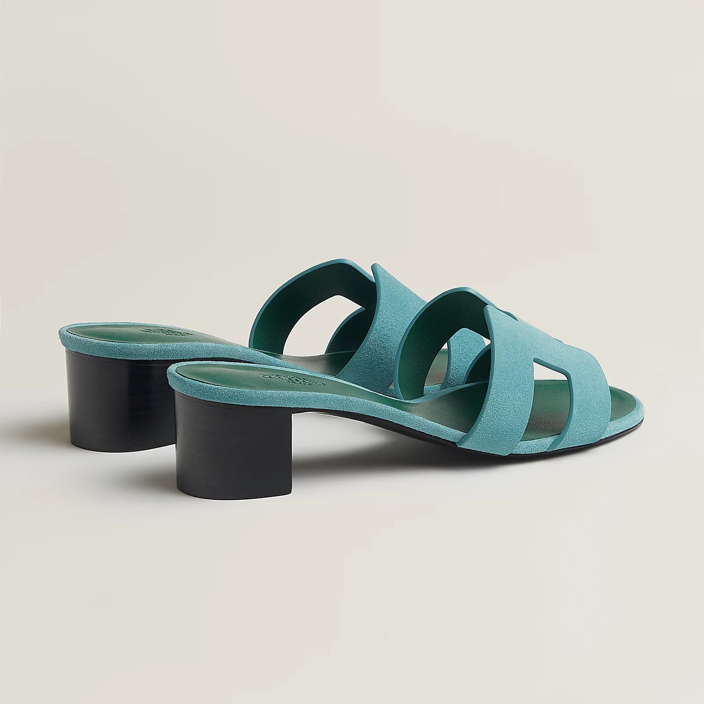 Hermès - Sandales Oasis Bleu Minéral