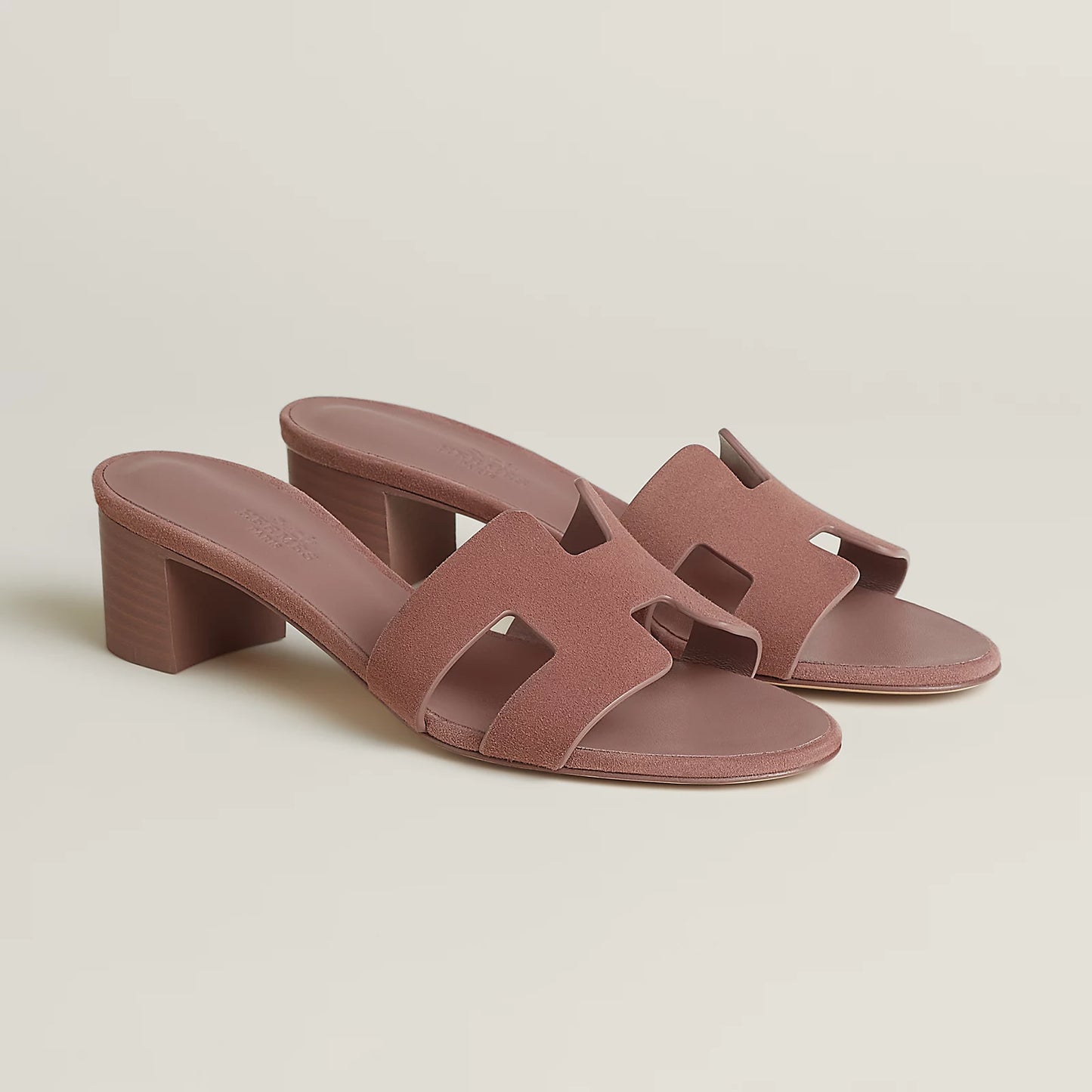 Hermès - Sandales Oasis Rose Antique