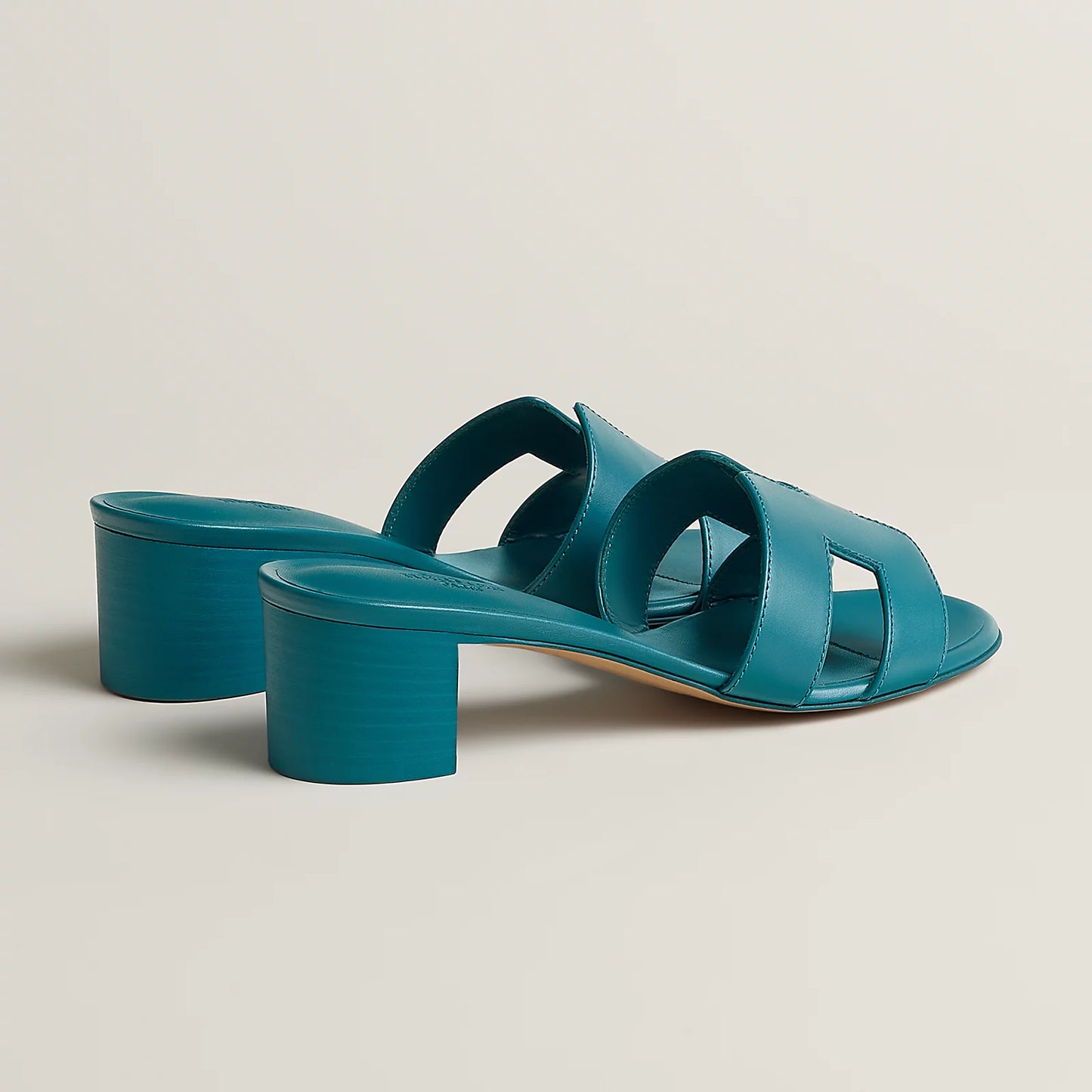 Hermès - Sandales Oasis Bleu Iroise