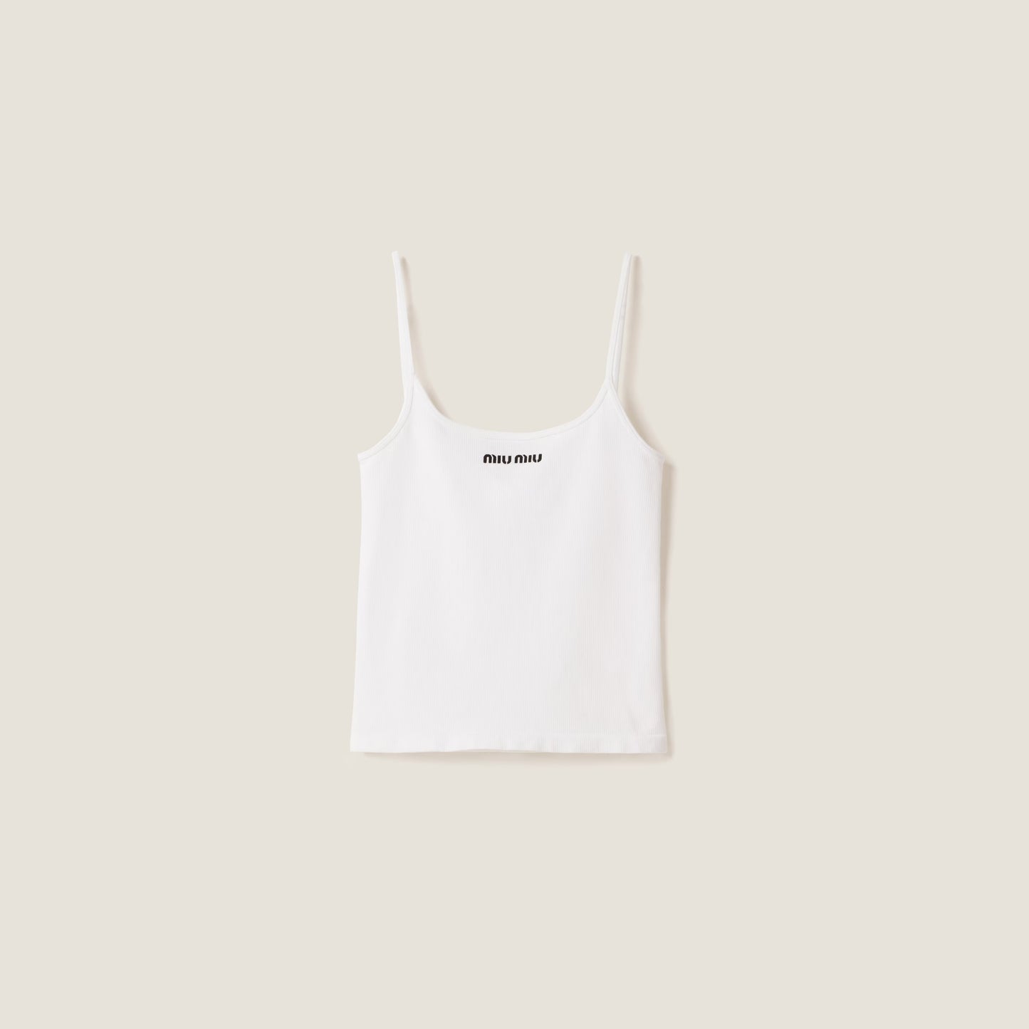 Miu Miu - Haut sans coutures Blanc