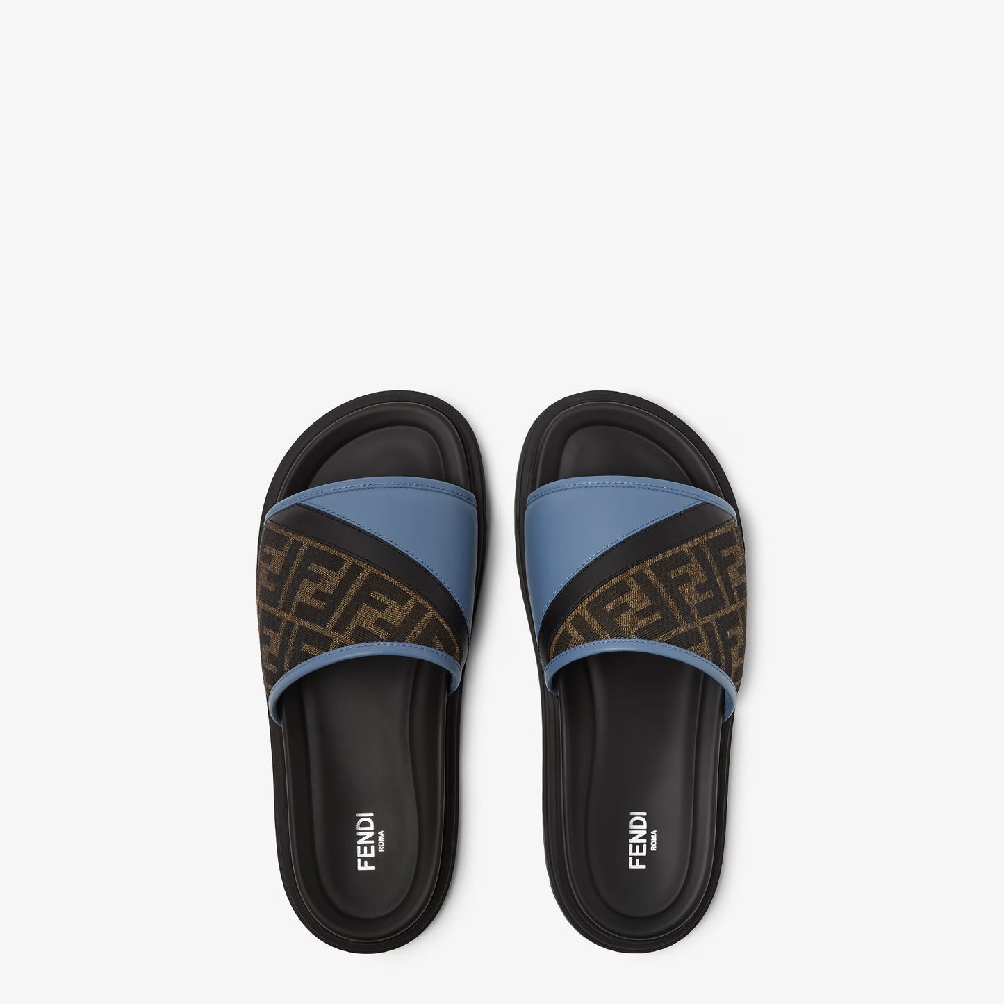 Fendi - Claquettes Bleu