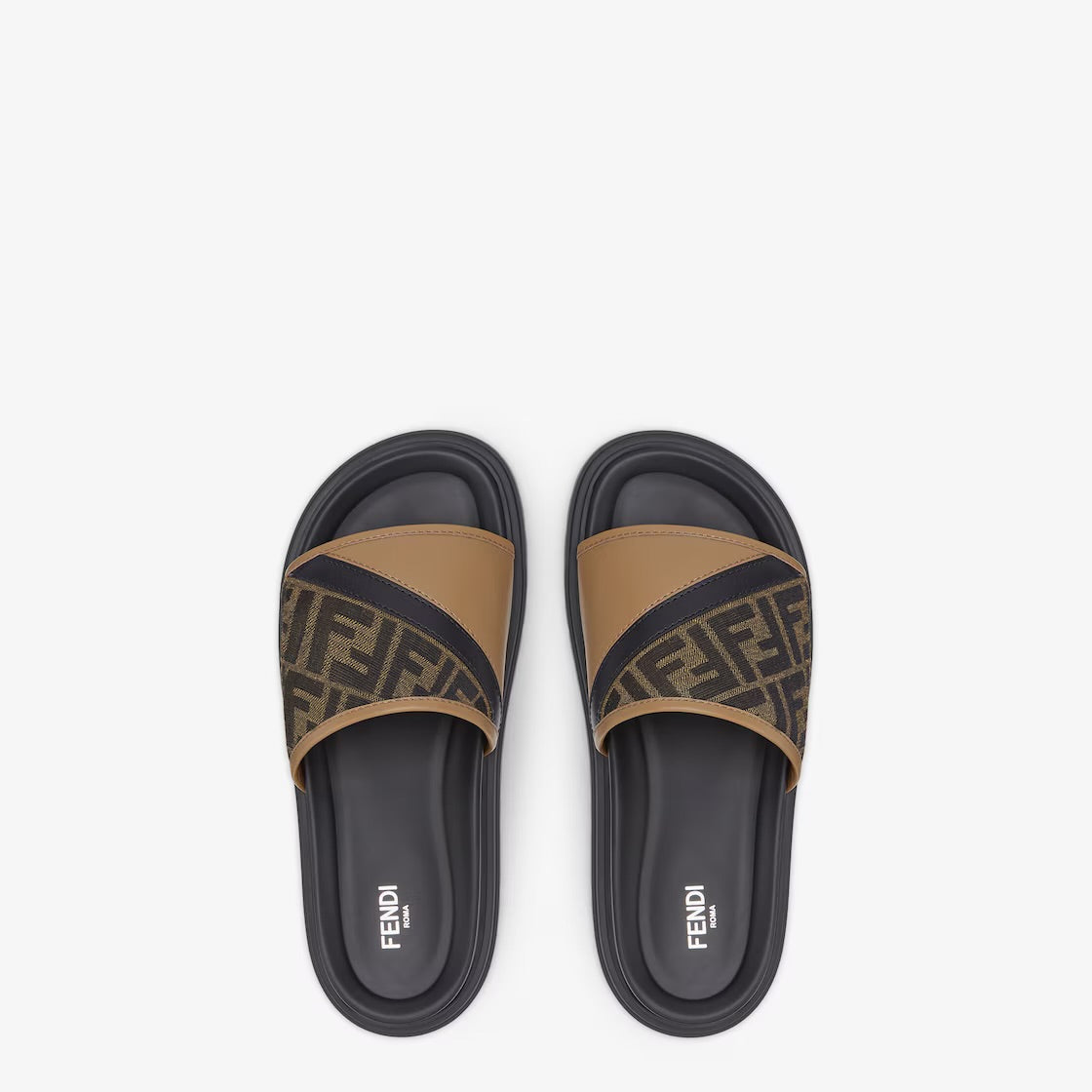 Fendi - Claquettes Marron