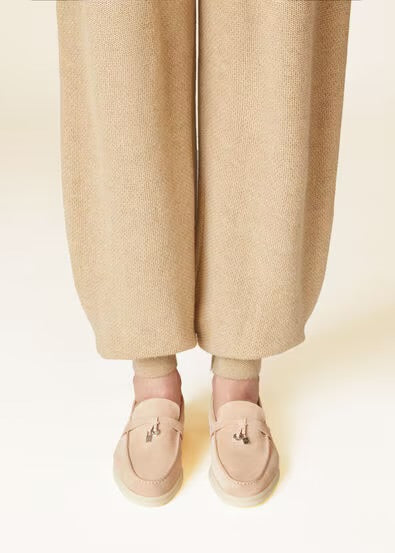 Loro Piana - Mocassins Summer Charms Walk Rose Sable