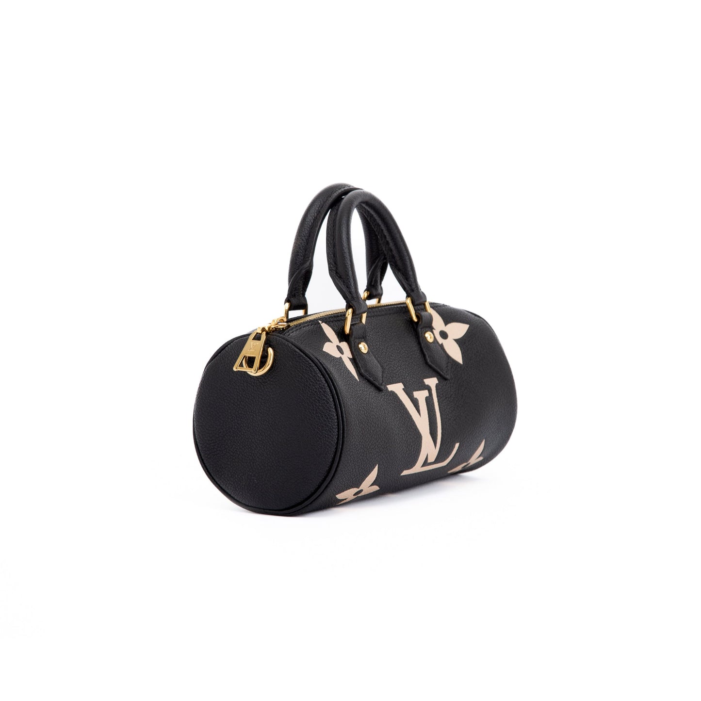 Louis Vuitton Black/Beige Bicolor Monogram Giant Empreinte Papillon BB