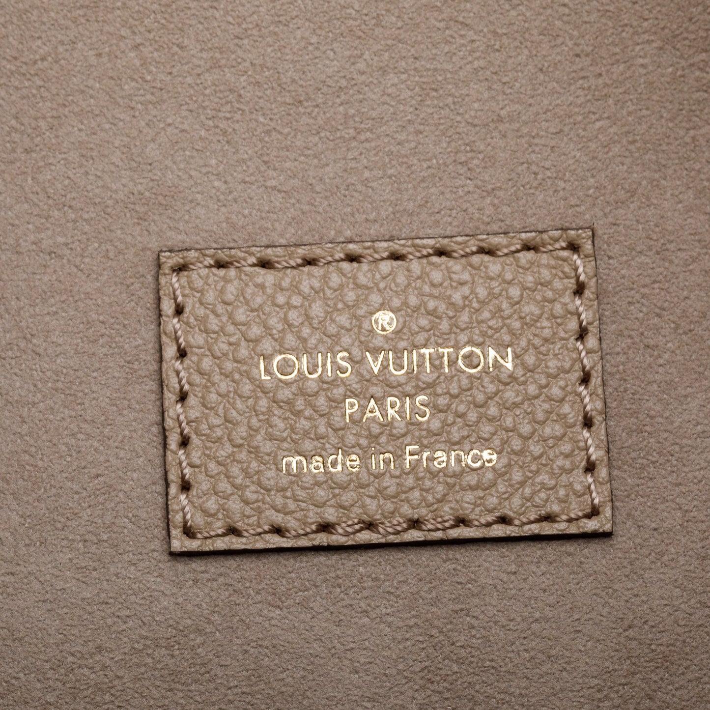 Louis Vuitton 2024 Dove Grey/Creme Bicolor Monogram Empreinte Leather Loop Hobo Bag w/ Straps & Receipt