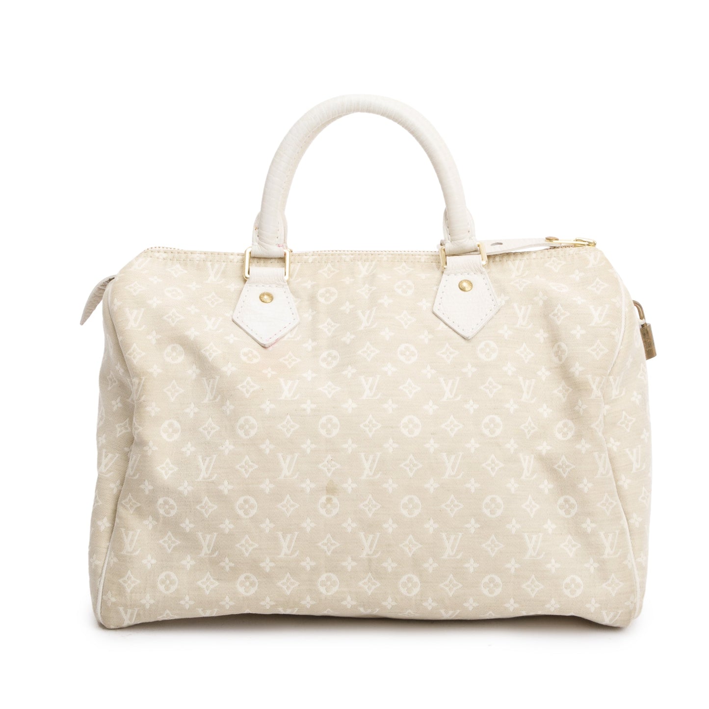Louis Vuitton Beige Monogram Mini Lin Speedy 30