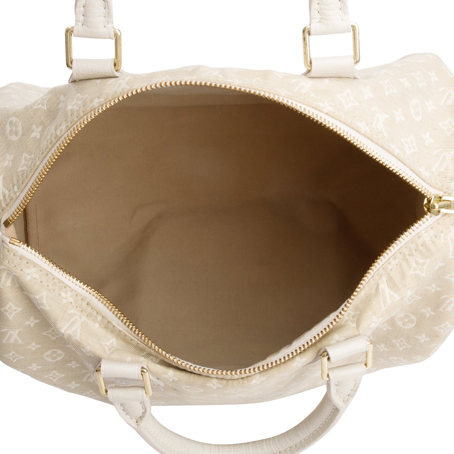 Louis Vuitton Beige Monogram Mini Lin Speedy 30