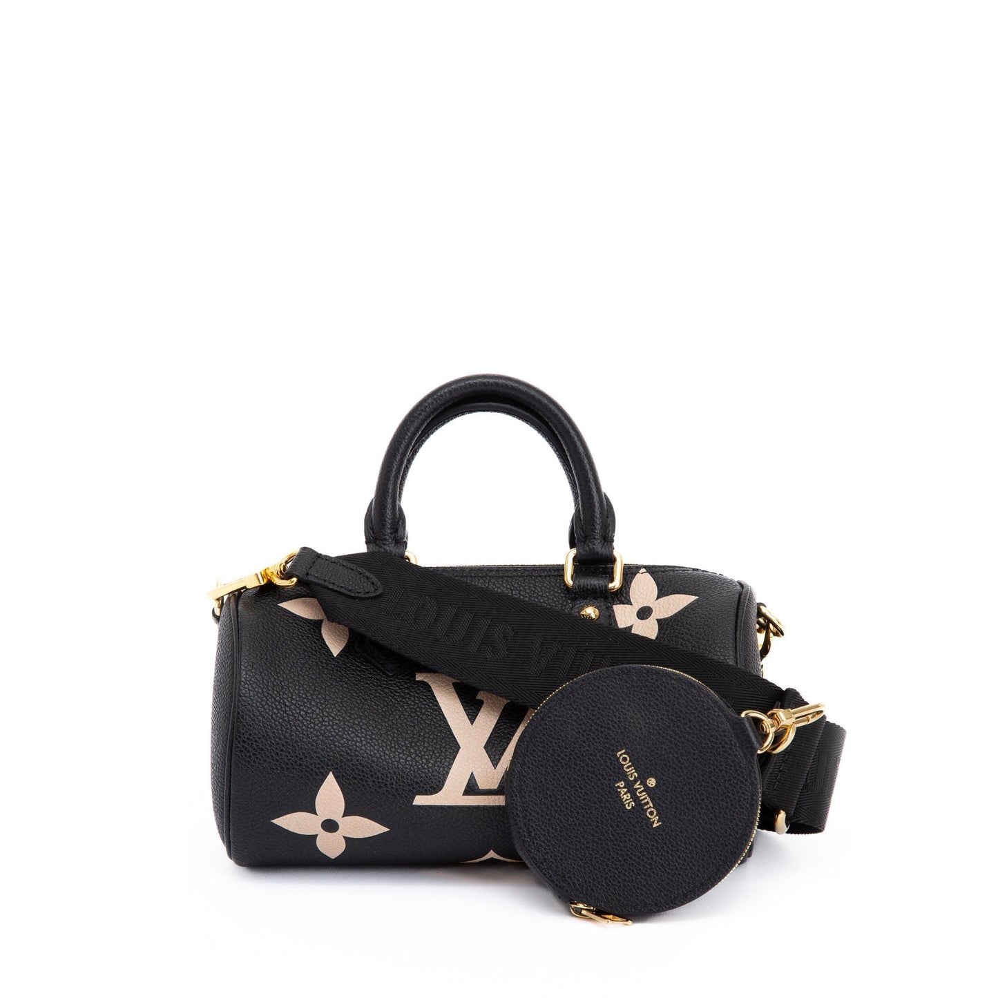 Louis Vuitton Black/Beige Bicolor Monogram Giant Empreinte Papillon BB