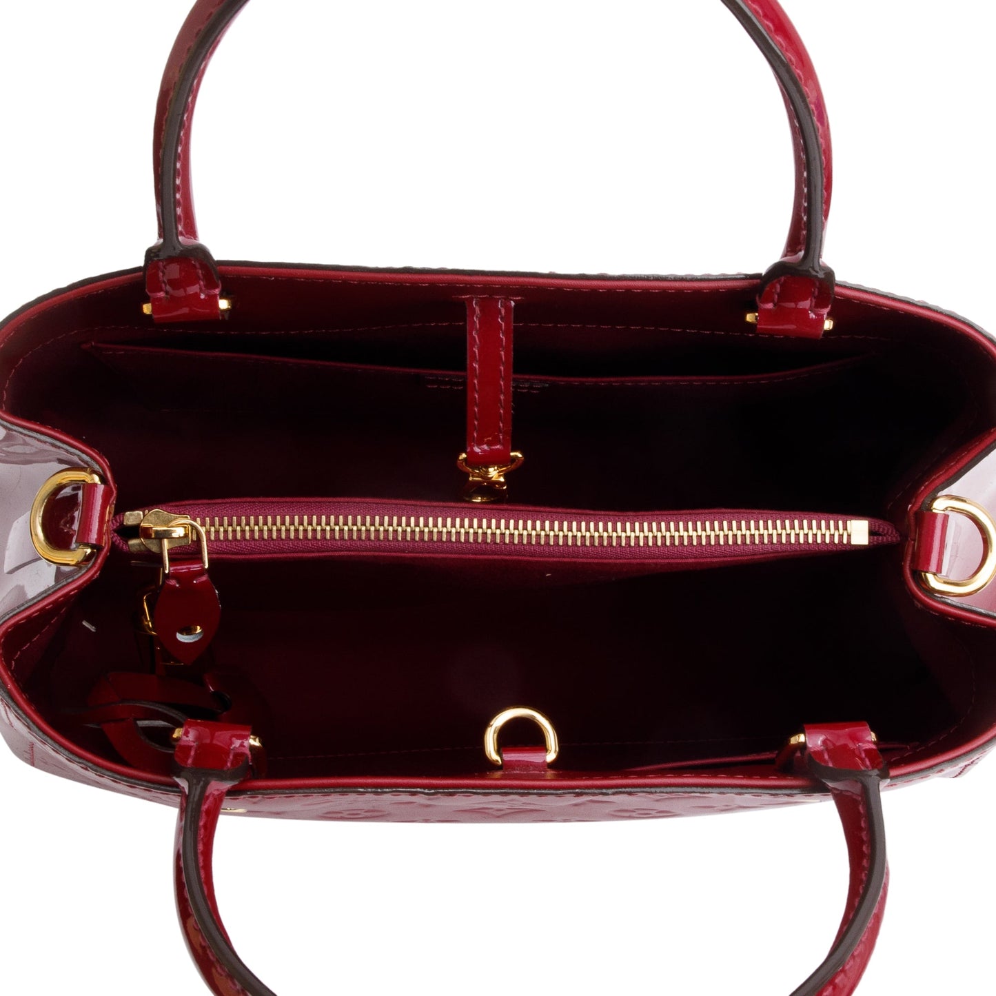 Louis Vuitton Burgundy Monogram Vernis Montaigne
