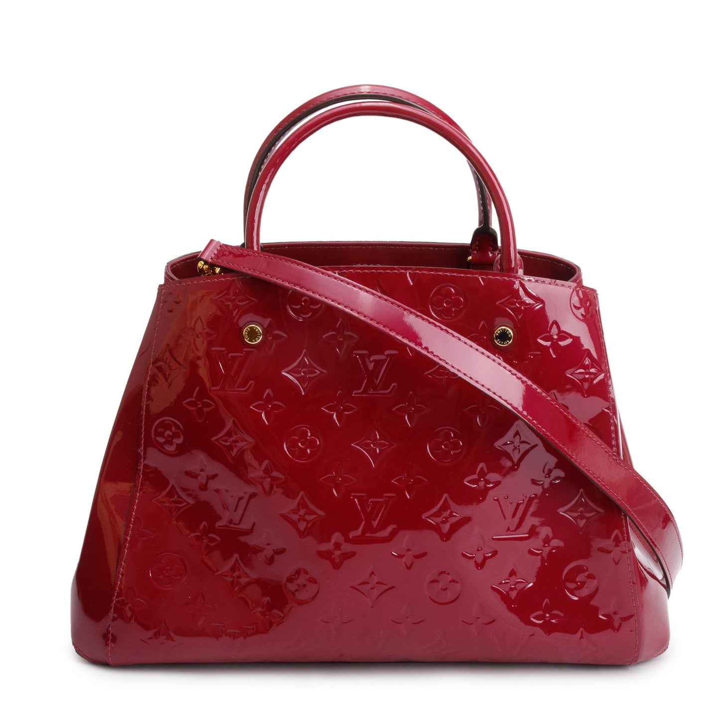 Louis Vuitton Burgundy Monogram Vernis Montaigne