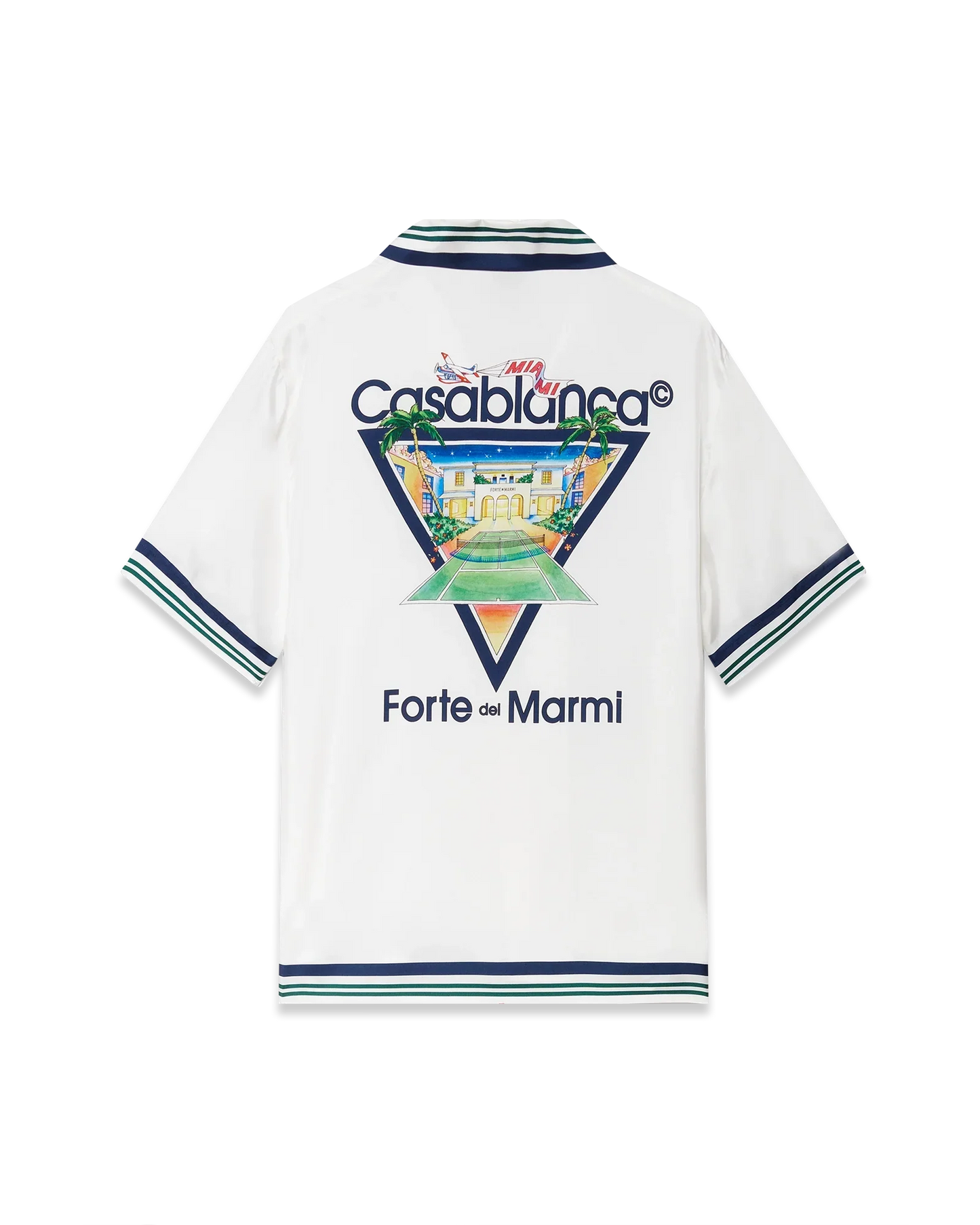 Miami Open x Forte Dei Marmi Short Sleeve Silk Shirt