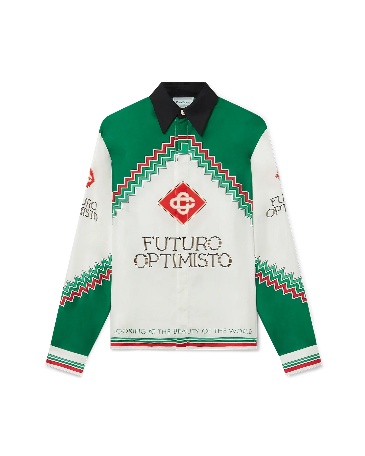 Futuro Optimisto Silk Shirt
