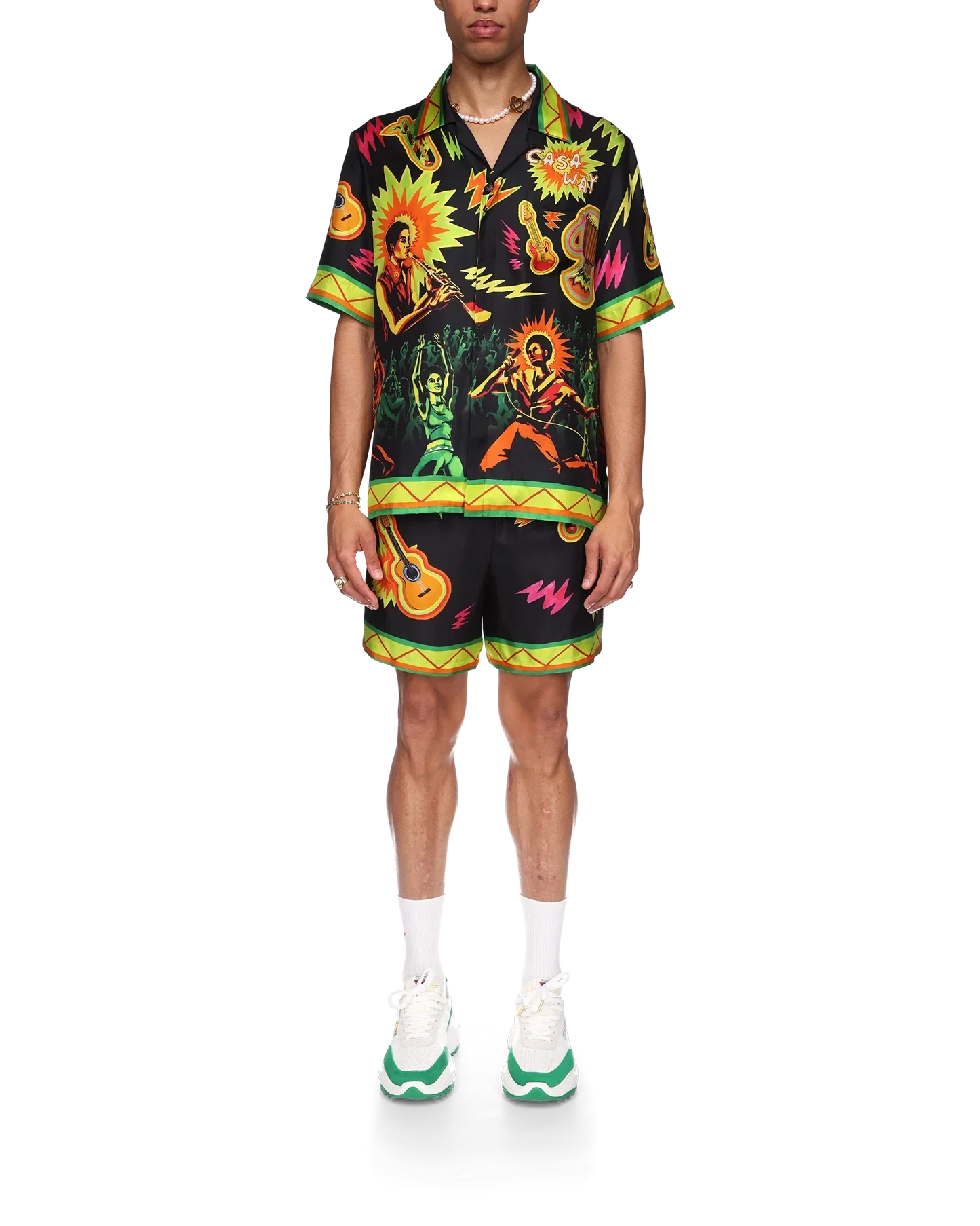 Music For The People Silk Shirt