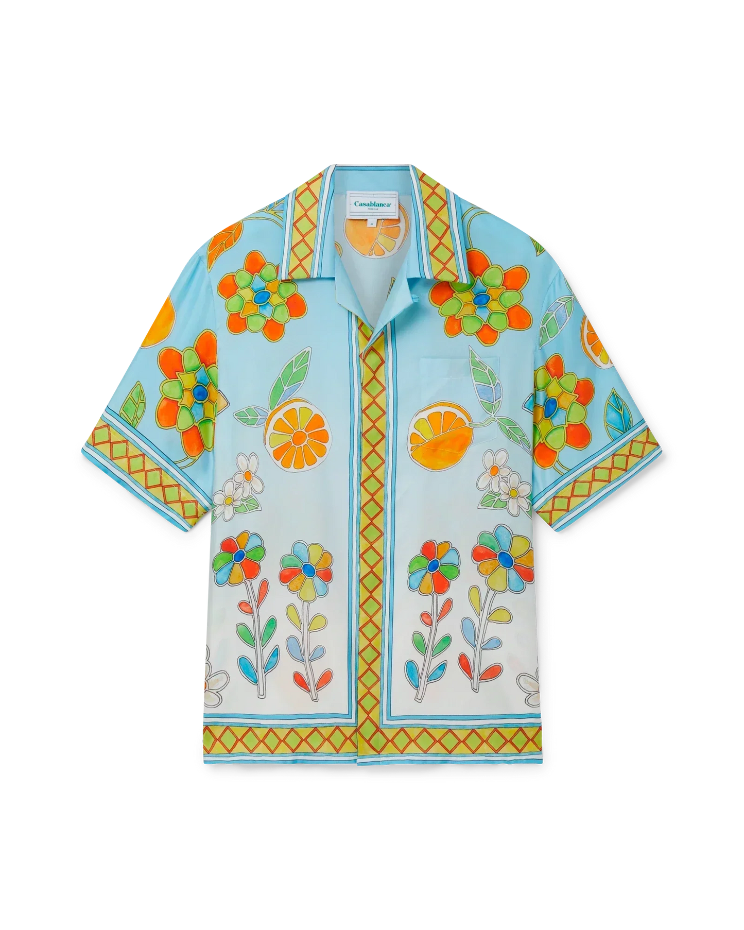 Yoruba Flowers Silk Shirt