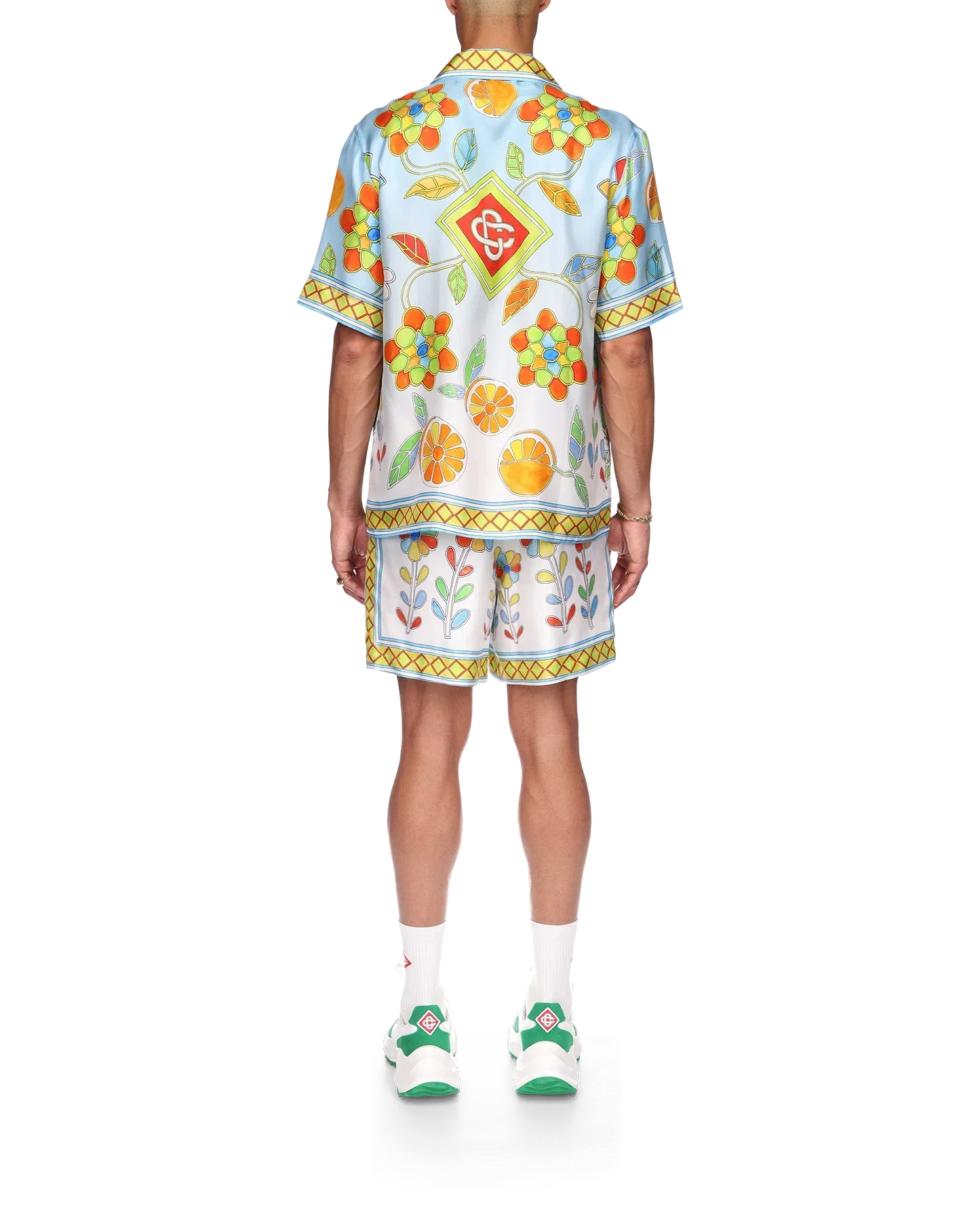 Yoruba Flowers Silk Shirt