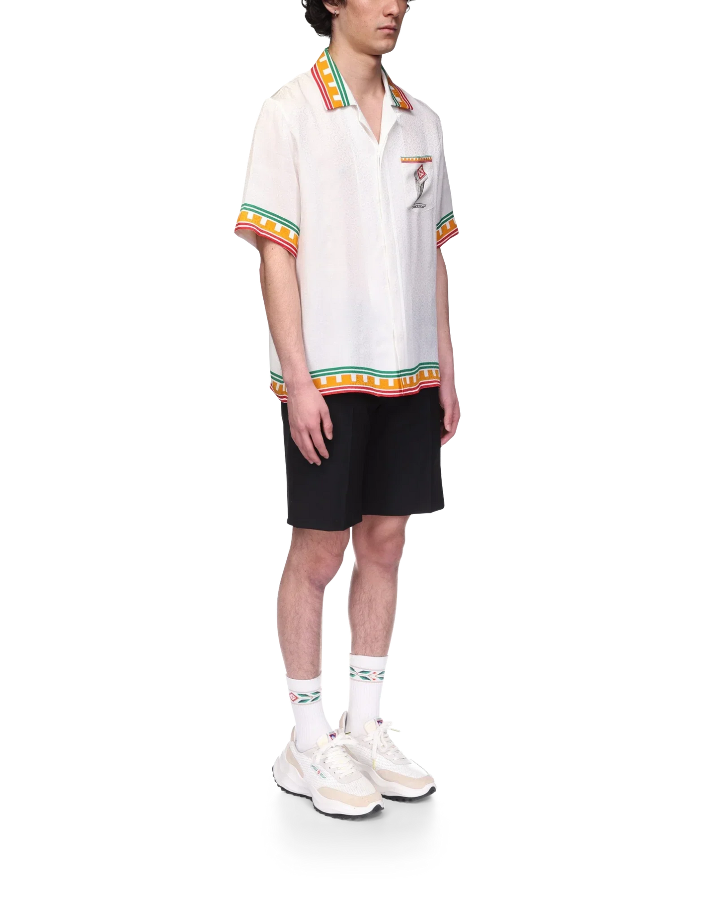 Leaning Column Silk Shirt