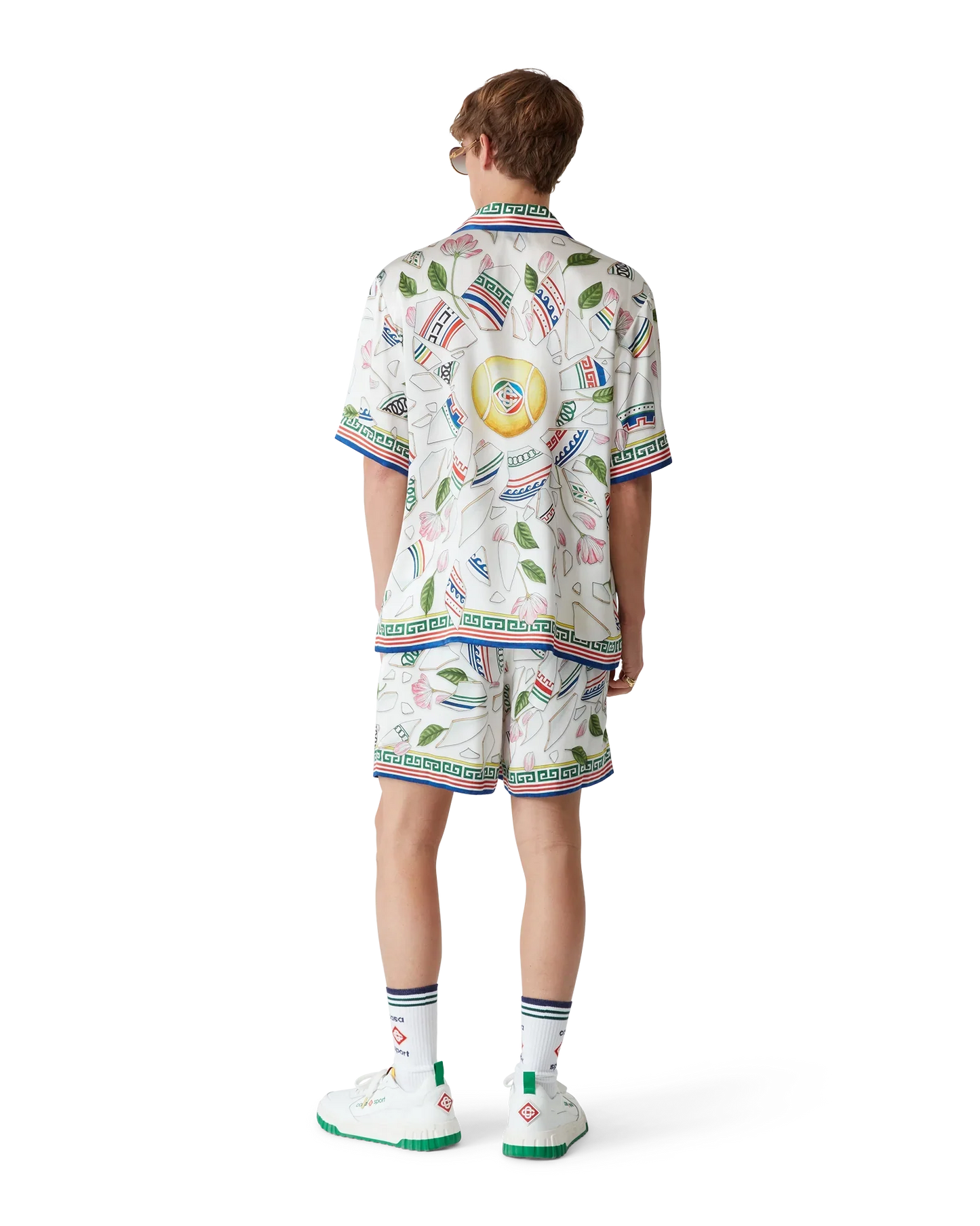 Le Vase Brise Short Sleeve Silk Shirt