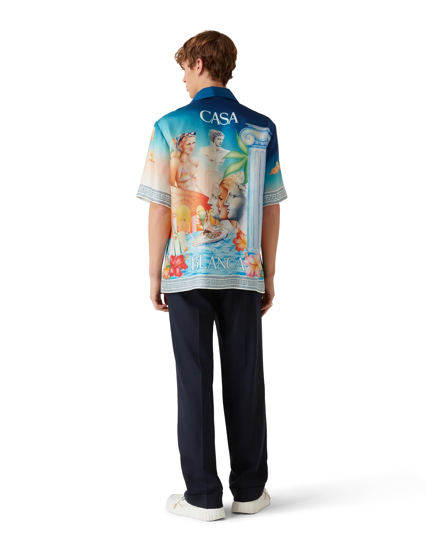 Le Plongeon Short Sleeve Silk Shirt