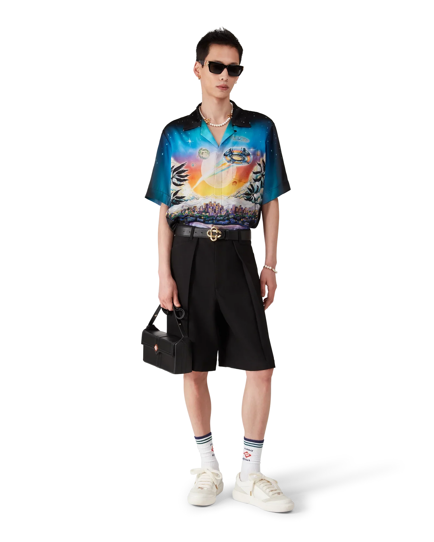 La Prémonition Short Sleeve Silk Shirt
