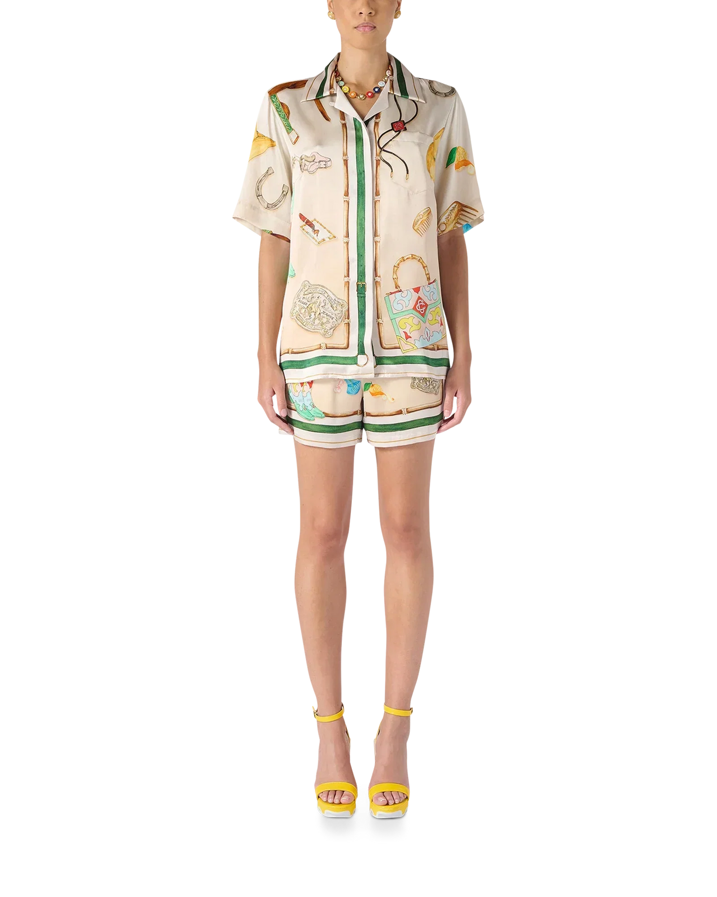 L'Ecurie Blanche Silk Shirt