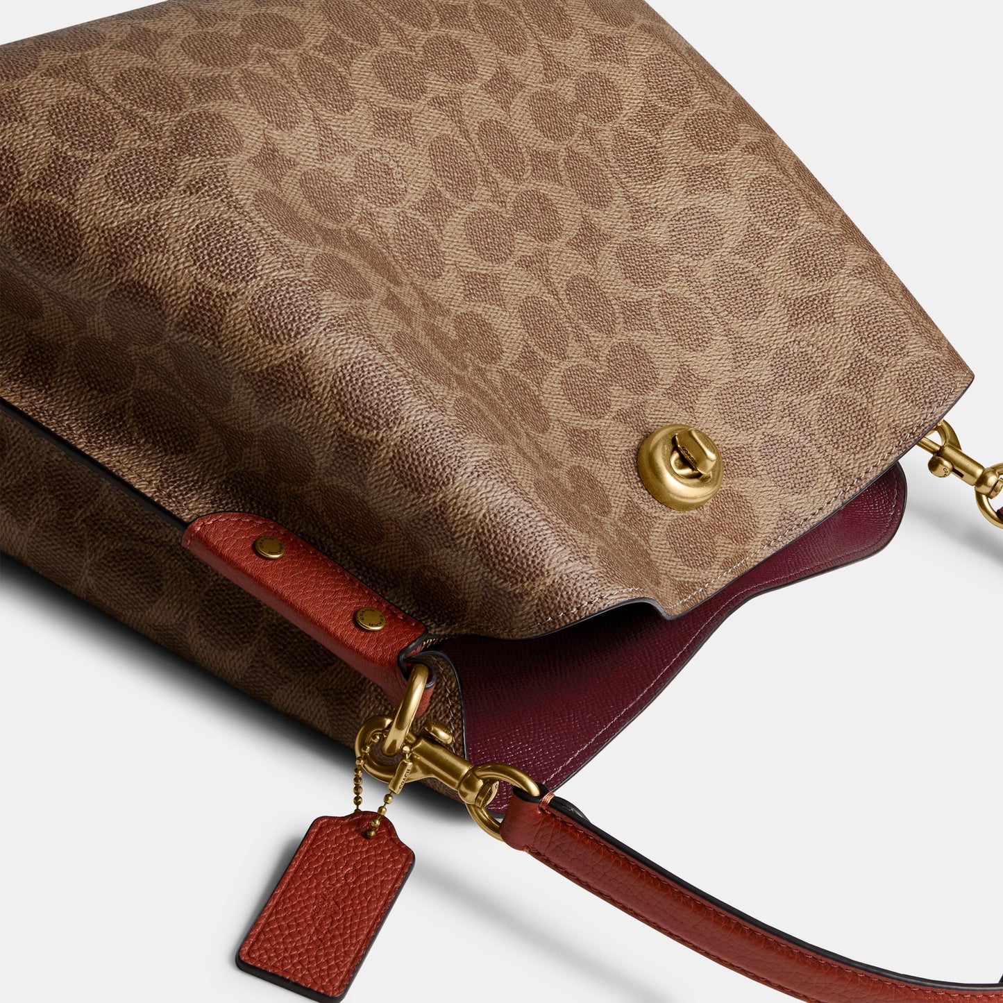 Willow Shoulder Bag In Signature Canvas