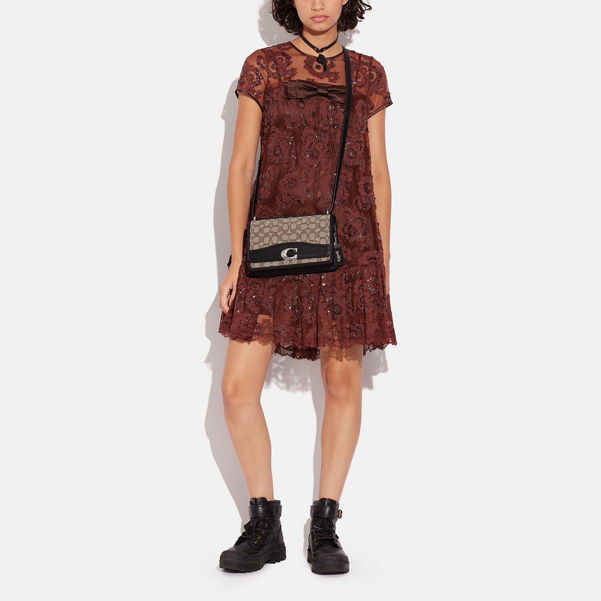 Bandit Shoulder Bag In Signature Textile Jacquard