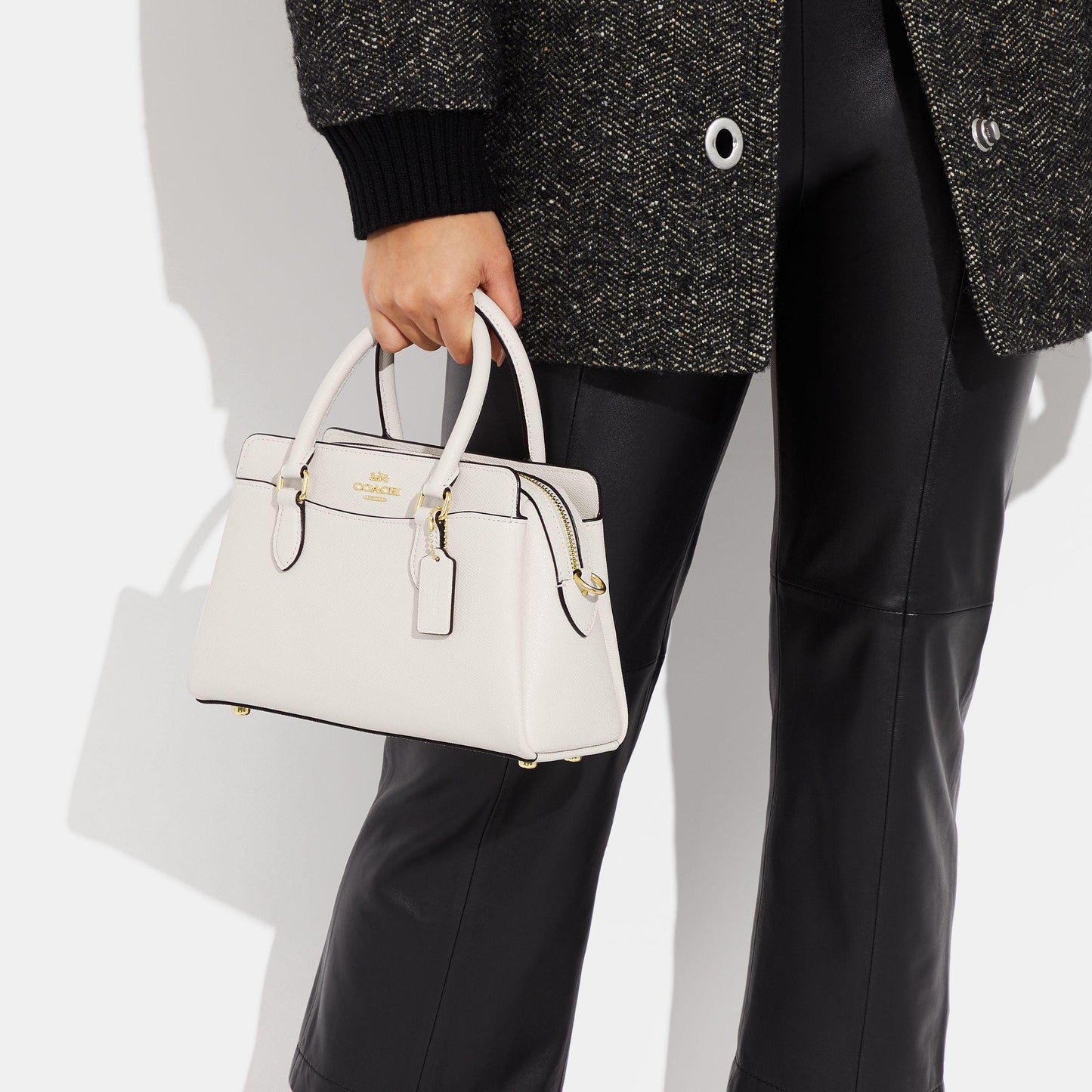 Mini Darcie Carryall With Signature Canvas Detail
