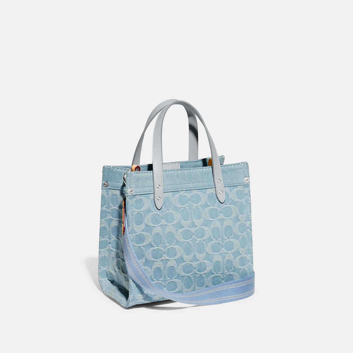 Field Tote 22 In Signature Denim