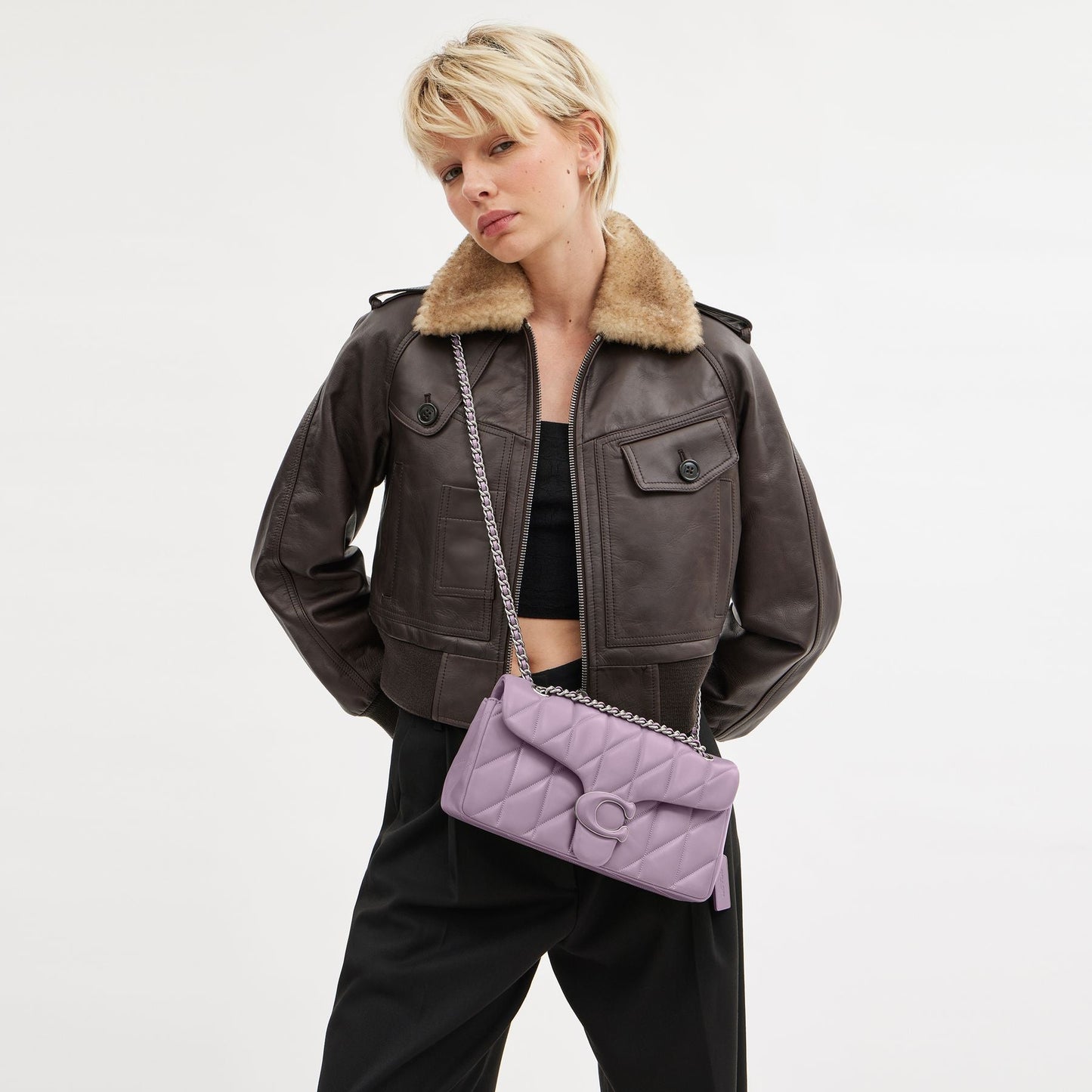 Tabby Shoulder Bag 26 With Quilting
