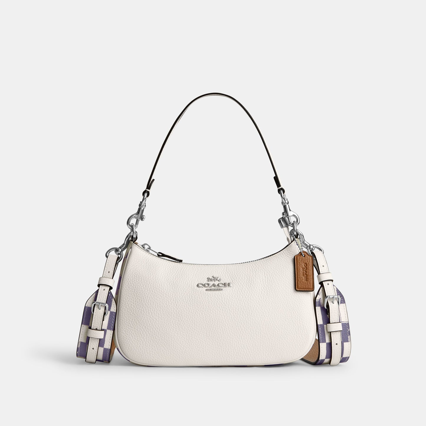 Teri Shoulder Bag With Checkerboard Print