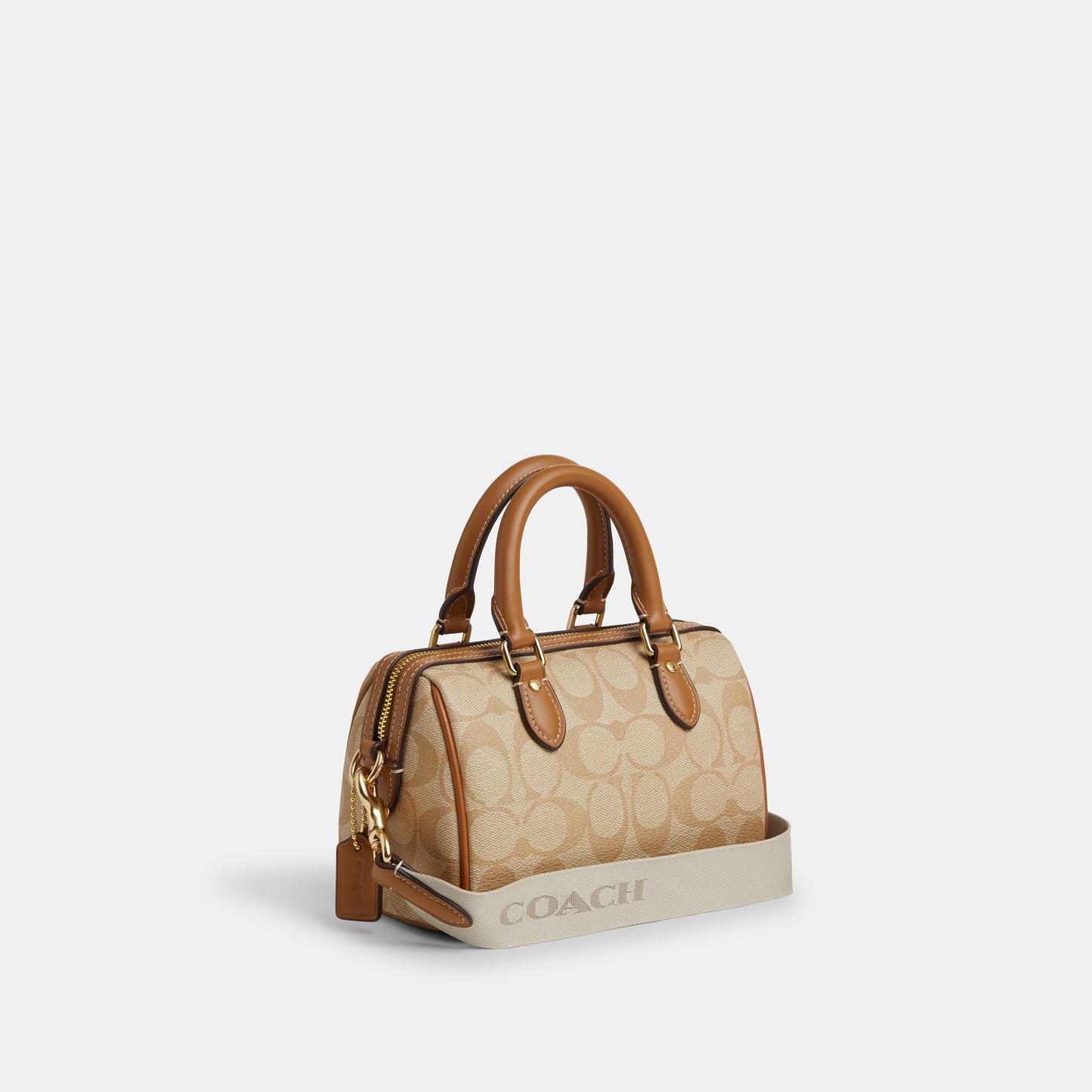 Mini Rowan Crossbody In Signature Canvas With Stripe