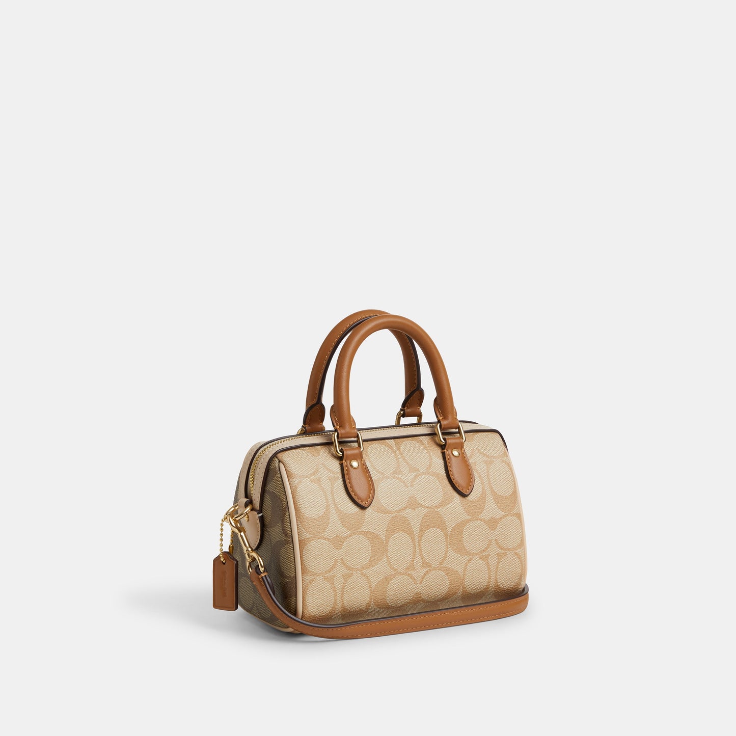 Mini Rowan Crossbody In Blocked Signature Canvas
