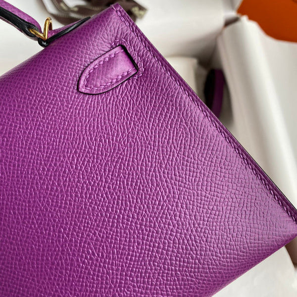 Hermes - Birkin 19 cm Violet améthyste