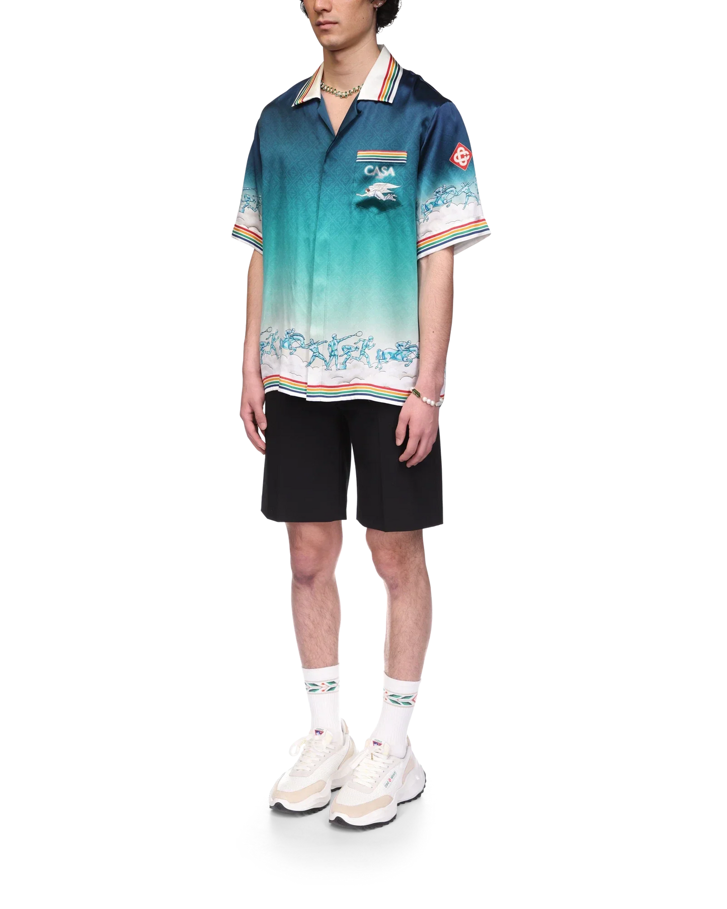 La Déesse Du Stade Silk Shirt