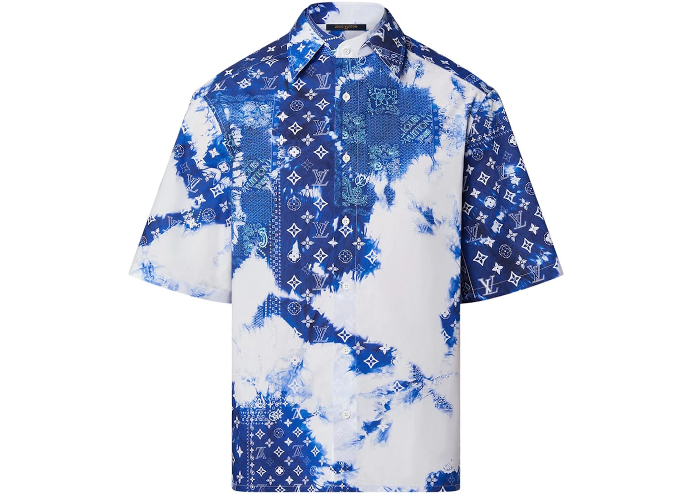 Louis Vuitton - Chemise Monogram Bandana Bleu délavé