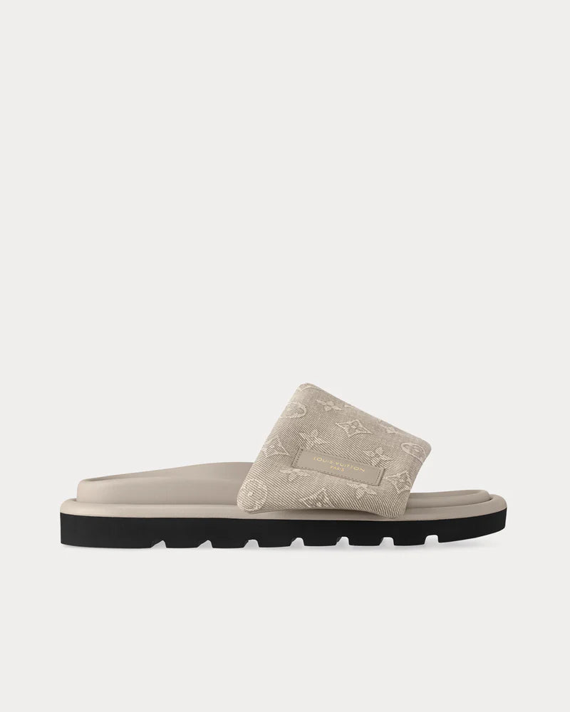 Louis Vuitton - Mule plate confort Pool Pillow Beige