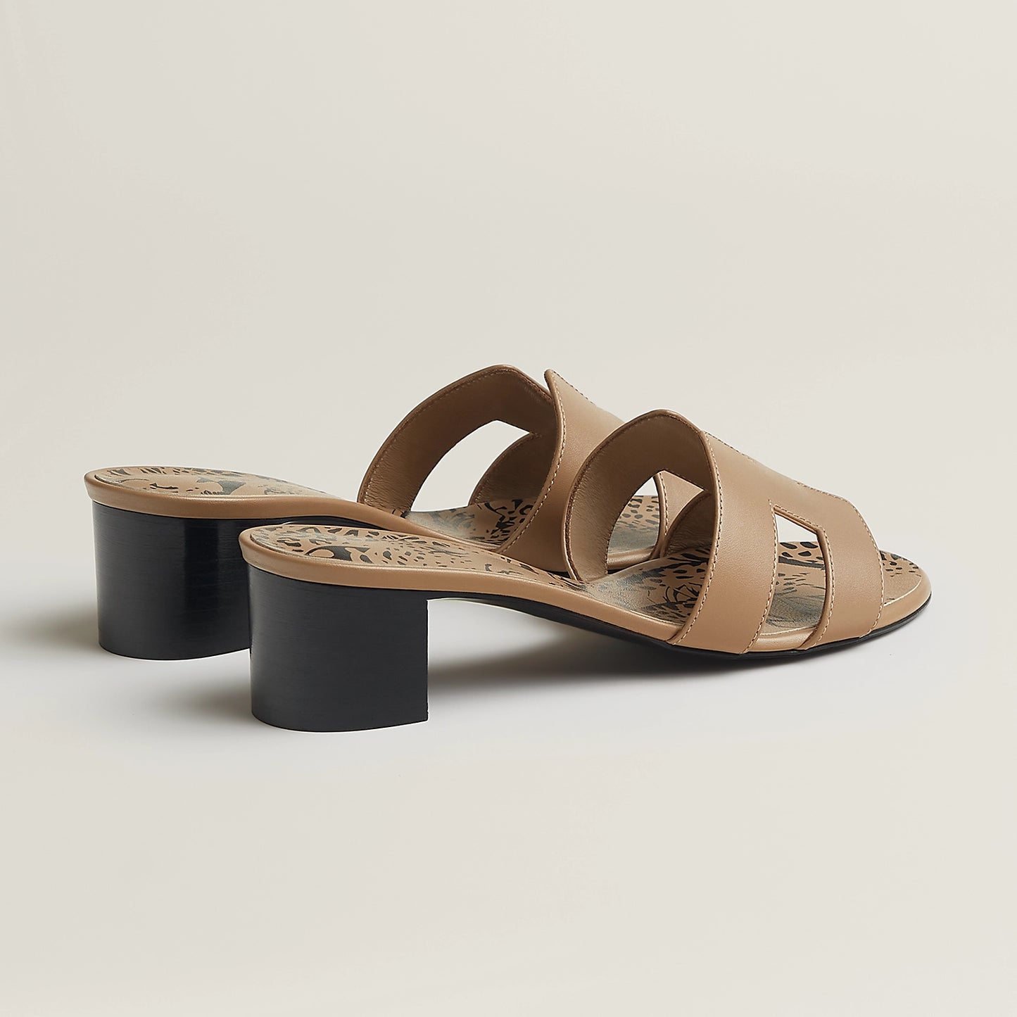 Hermès - Sandales Oasis Beige Argile
