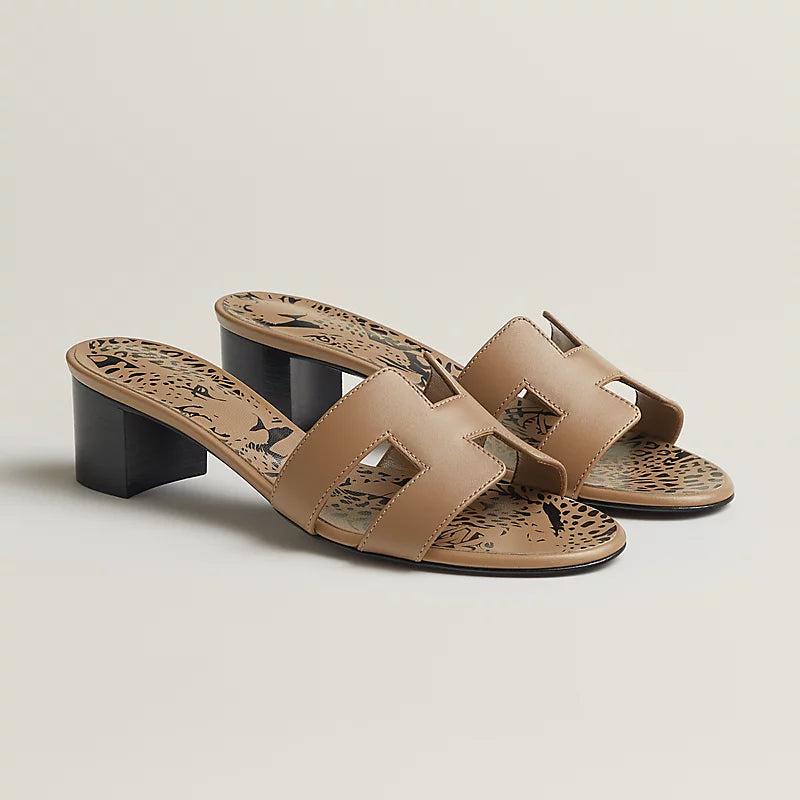Hermès - Sandales Oasis Beige Argile