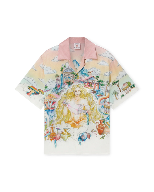 The Road To Knowledge Short Sleeve Silk Shirt